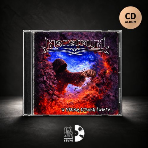 MonstruM – W drugą stronę świata – album CD w mockupie Niezła Sztuka